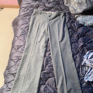 grey wool trousers